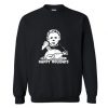 Michael Myers Happy Holidays Christmas Sweatshirt AI