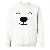 Polar Bear Emoji Sweatshirt AI