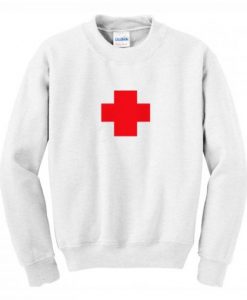 Red Cross Sweatshirt AI