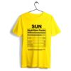 Sun Nutrition Facts T-Shirt AI