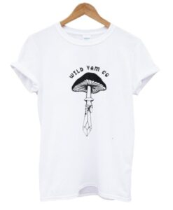 Wild Yam Co Mushroom T shirt AI