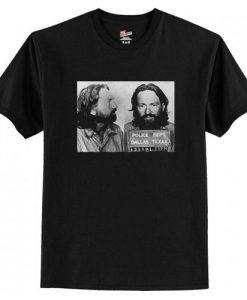 Willie Nelson Mugshot T-Shirt AI