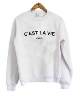 C’est La Vie Paris Sweatshirt AI