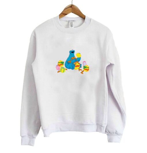 Cookies Sesame Street sweatshirt AI