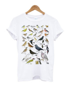 Garden Birds Tee All Britis T shirt AI