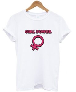 Girl power logo T shirt AI