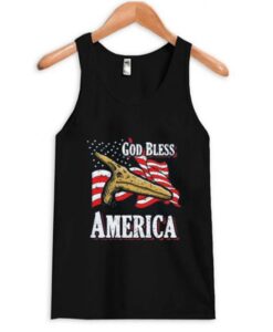 God Bless America Pterodactyl Tanktop AI