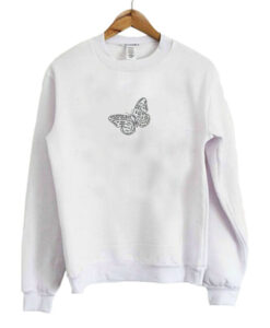 Inspirational Motivational Quote Butterfly Sweatshirt AI