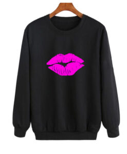 Pink Lips Sweatshirt AI