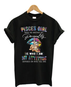 Pisces Girl Birthday t-shirt AI