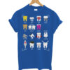 Tooth Types Gift print for T Shirt AI