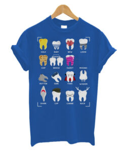 Tooth Types Gift print for T Shirt AI