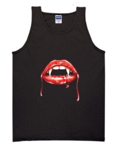 Vampire Lips Tank Top AI