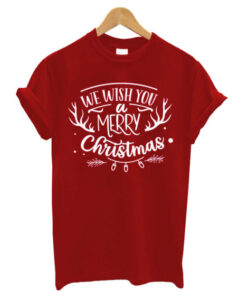 We Wish You A Merry Christmas T shirt AI