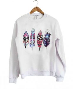 Aztec Feather Sweatshirt AI