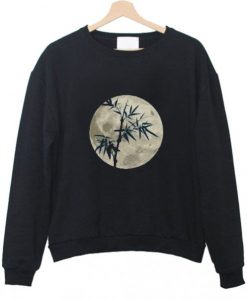 Bamboo Life Nature Moon Sweatshirt AI