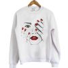 Beautiful Woman Artistic Sketcha Sweatshirt AI