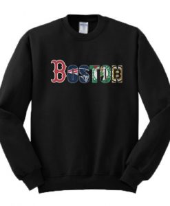 Boston Red Sox New England Patriots Celtics Bruins Sweatshirt AI