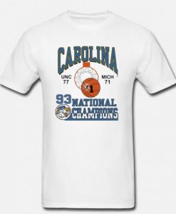 Carolina Tarheels UNC Champions Basketball T-shirt AI