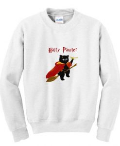 Flying Hairy Pawter Christmas Sweatshirt AI