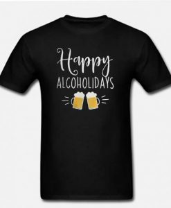 Happy Alcoholidays T Shirt AI