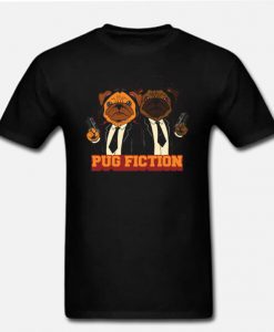 Pug Fiction t-shirt AI