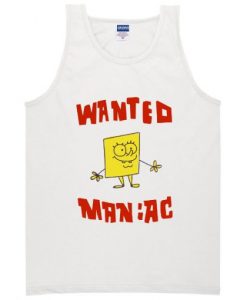 Wanted Maniac Spongebob Tanktop AI