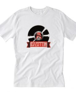 Led Zeppelin Mothership Record Ecru T-Shirt AI
