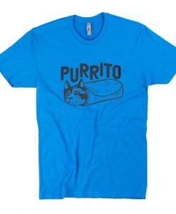Purrito mexican food T-Shirt AI