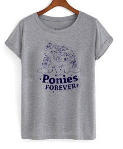 ponies forever T shirt AI