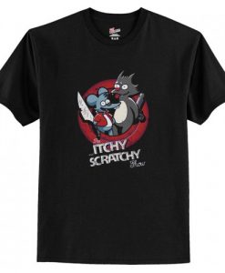 Itchy and Scratchy T Shirt AI