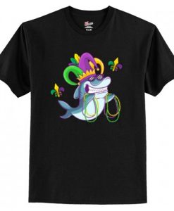 Shark Mardi Gras New Orleans New T-Shirt AI