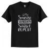 Sunrise Sunburn Sunset Repeat T-Shirt AI