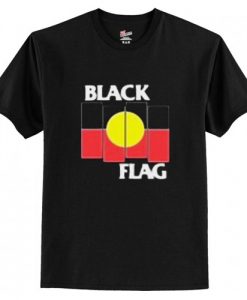 Black Flag X Aboriginal Flag T-Shirt AI