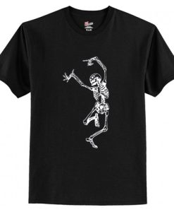 Dancing Skeleton Halloween T Shirt AI