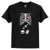 Halloween Burger Beer Skeleton Halloween T-Shirt AI