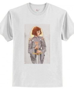 Joan of Arc Zendaya T-Shirt White AI
