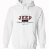 Authentic Jeep White Hoodie AI