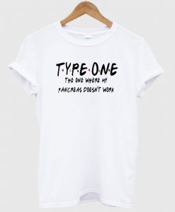 Type One Diabetes Friends T Shirt AI