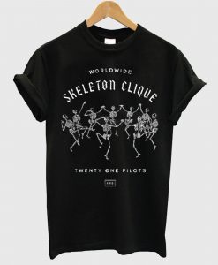 Worldwide Skeleton Clique Twenty One Pilots T Shirt AI