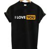 Love You T-Shirt AI