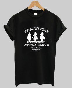 Yellowstone Dutton Ranch Montana T Shirt AI