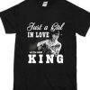 Just a Girl in love with her King – George Strait T Shirt AI
