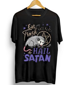 Possum Eat Trash Hail Satan T-shirt AI