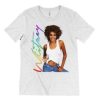 Whitney Houston 1987 Album Photo Rainbow Signature T-Shirt AI