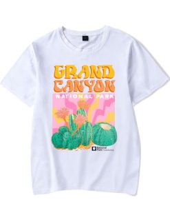 Grand Canyon National Parks Psychedelic Cacti Shirt AI