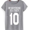 My Boyfriend Is A Tiger T-Shirt AI