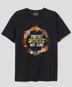 Protect Children Not Guns t Shirt AI