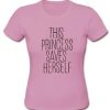 this princess saves herself T-shirt AI