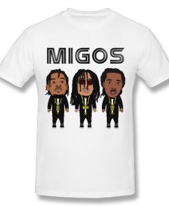 Hip Hop MIGOS Band Cartoon T-shirt AI